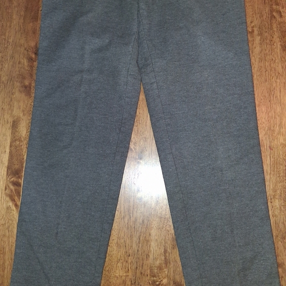 Lauren Ralph Lauren Dark Grey Knit Denim Straight 5 Pocket Style 10 - Picture 3 of 7